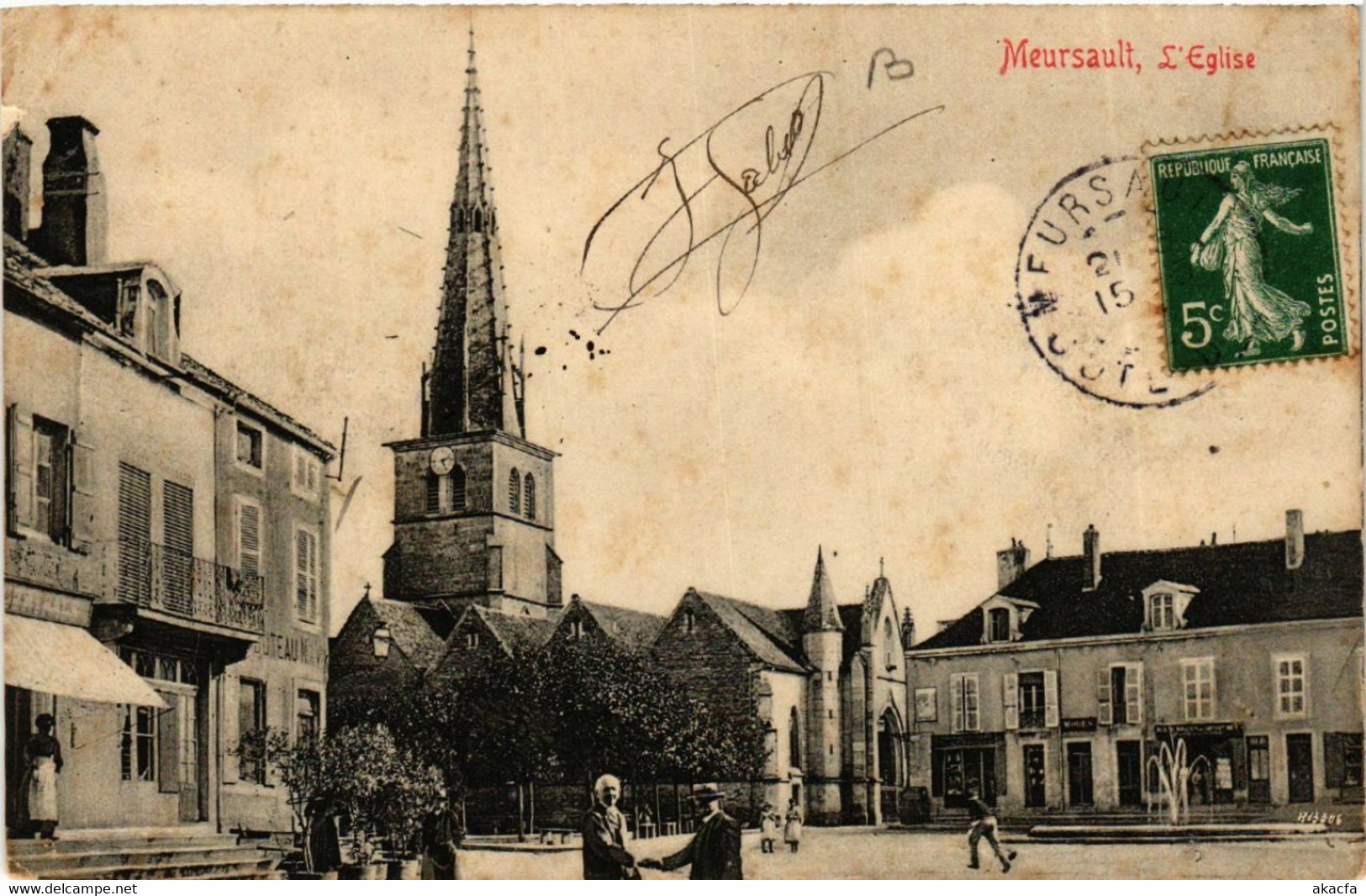 CPA AK MEURSAULT l'Église (586161)