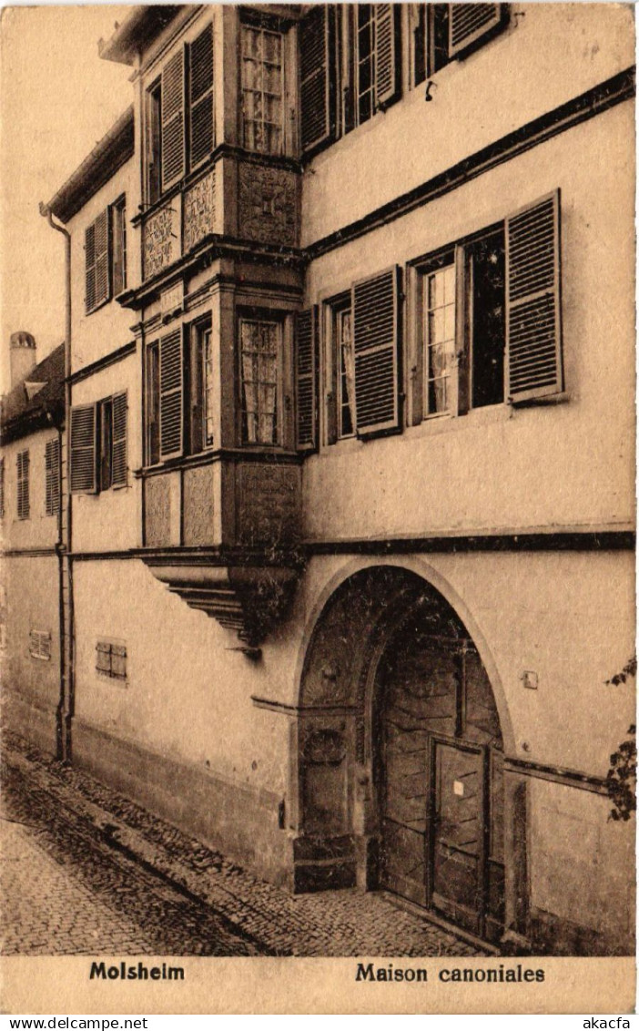 CPA AK MOLSHEIM - Maison canoniales (452538)