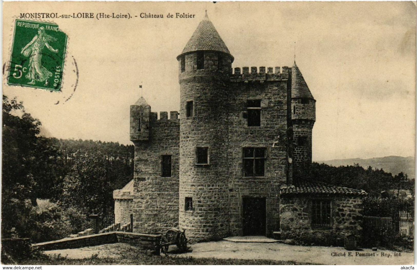 CPA AK MONISTROL-sur-LOIRE - Chateau de Foltier (517087)