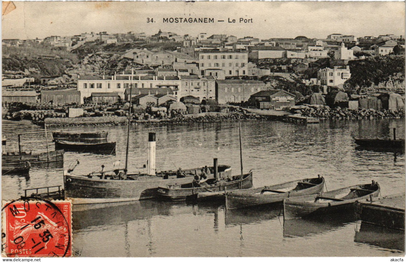 CPA AK MOSTAGANEM Le Port ALGERIA (1388520)