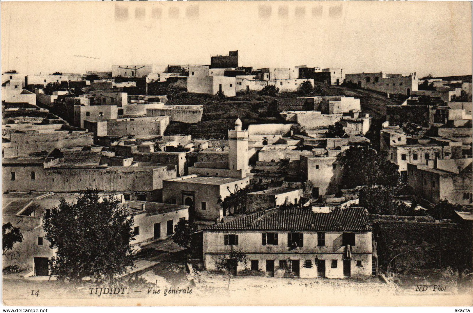 CPA AK MOSTAGANEM TIGDITT - TIJDIDT - Vue Generale ALGERIA (1389209)