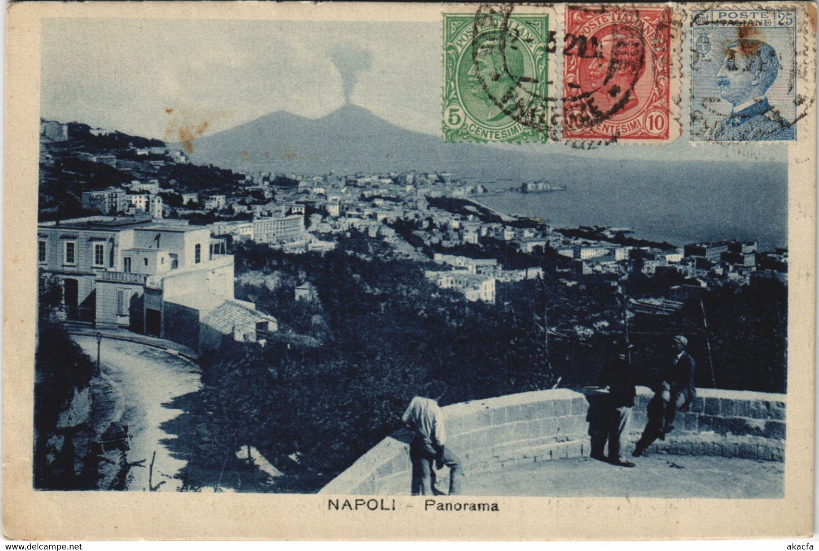 CPA AK NAPOLI Panorama CAMPANIA ITALY (15411)