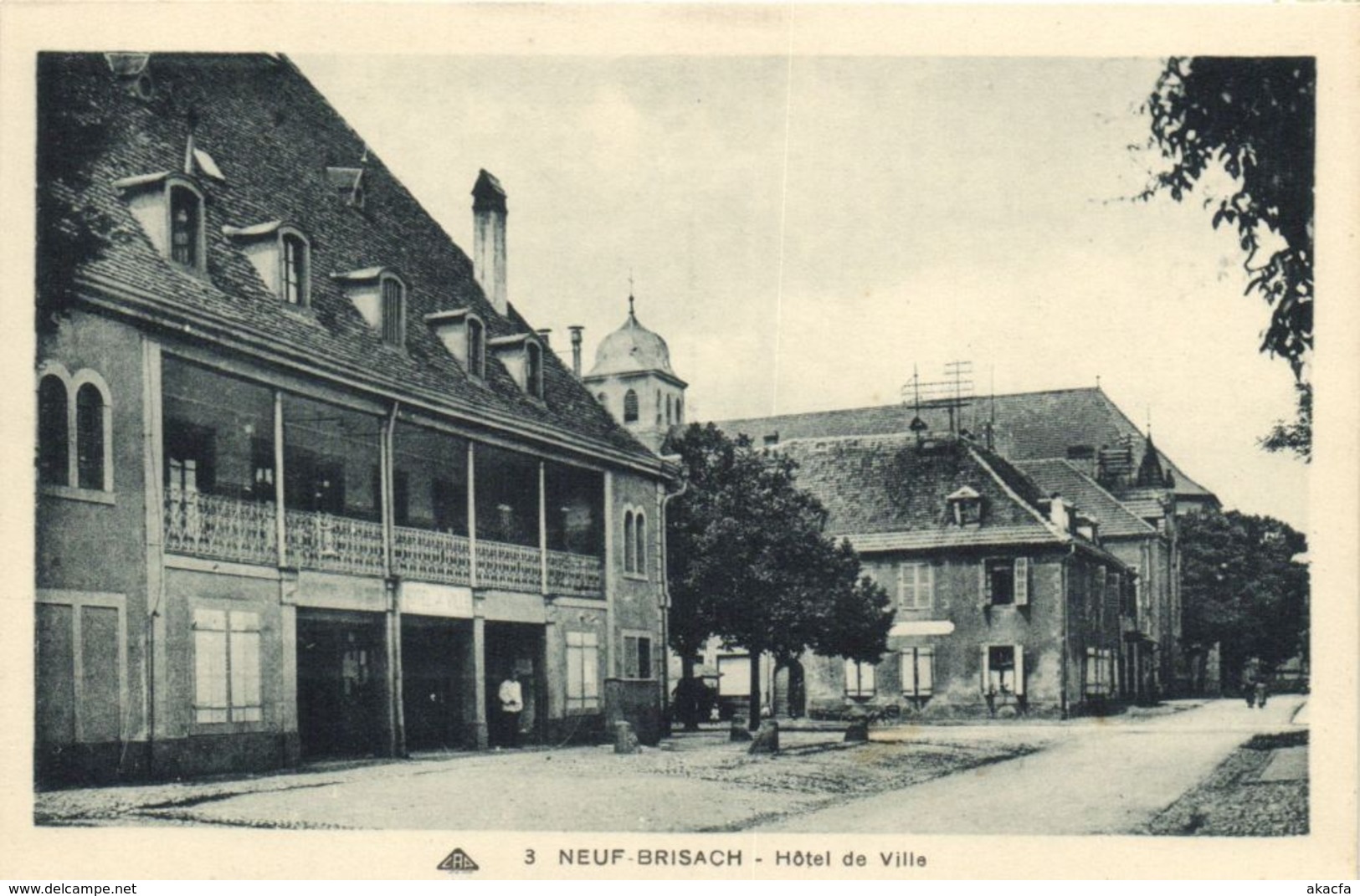 CPA AK NEUF-BRISACH - Hotel de Villa (170594)