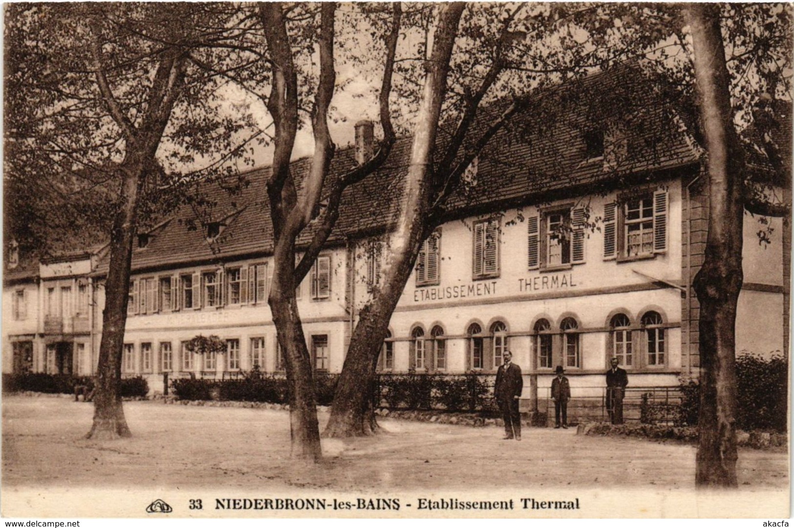 CPA AK NIEDERBRONN-les-BAINS - Établ. Thermal (276065)