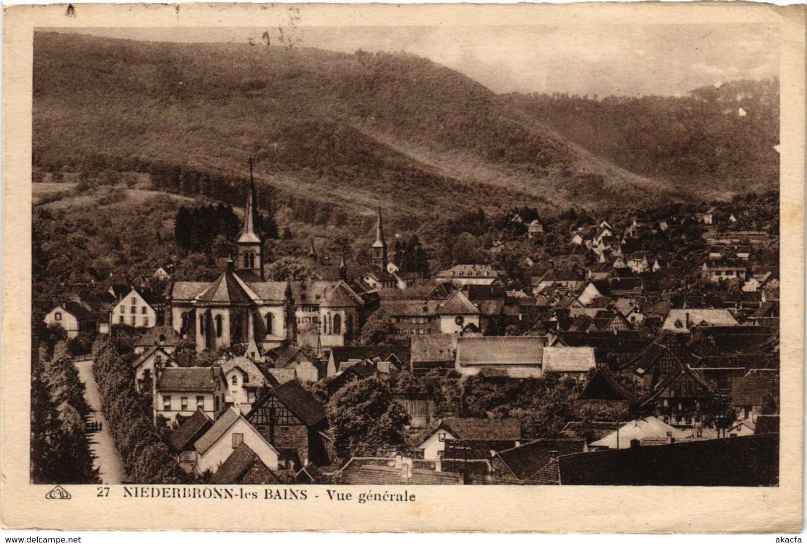 CPA AK NIEDERBRONN-les-BAINS - Vue générale (276123)