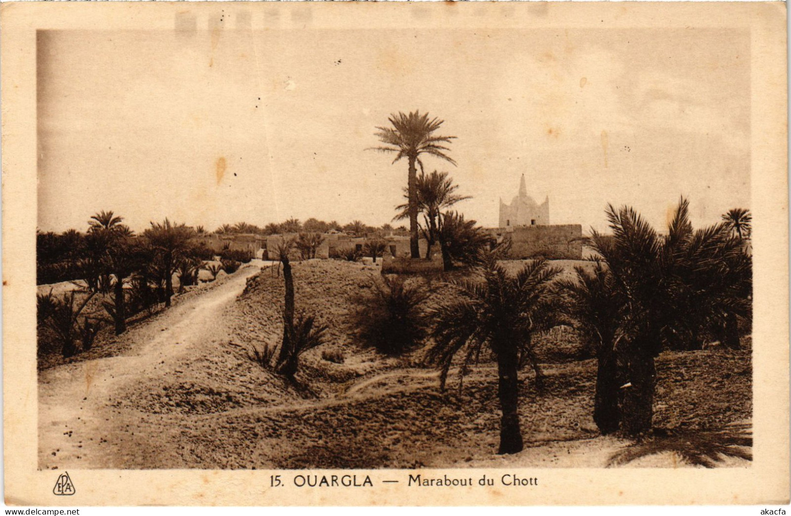 CPA AK OUARGLA Marabout du Chott ALGERIA (1389119)