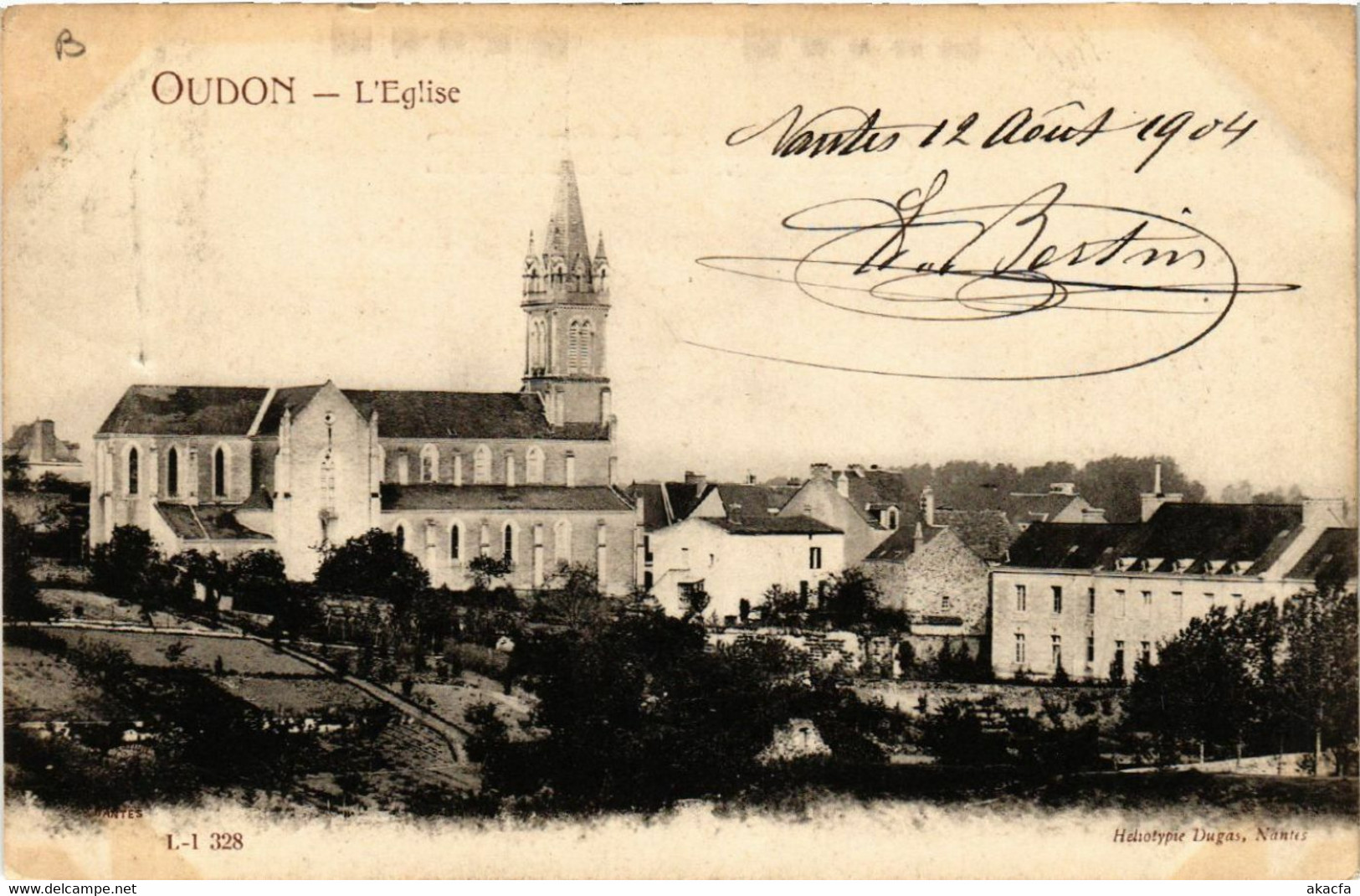 CPA AK OUDON - L'Église (587915)