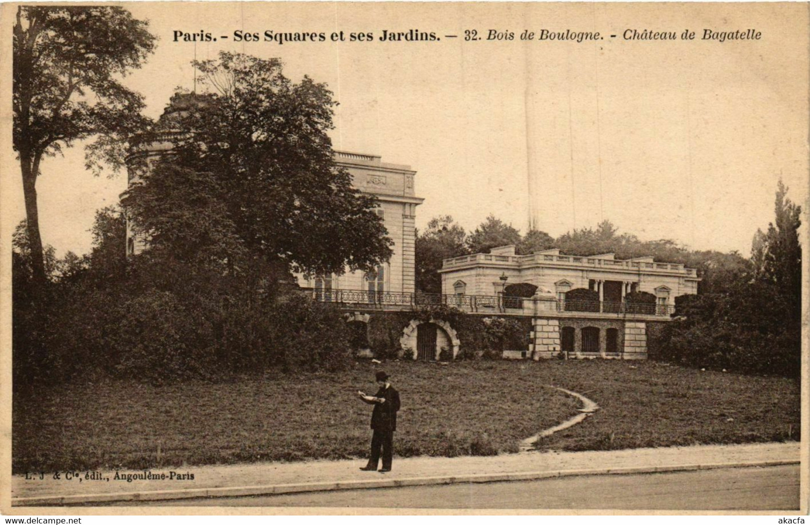 CPA AK PARIS Ses Squares et ses Jardins. 32. BOIS de BOULOGNE Chateau (577612)