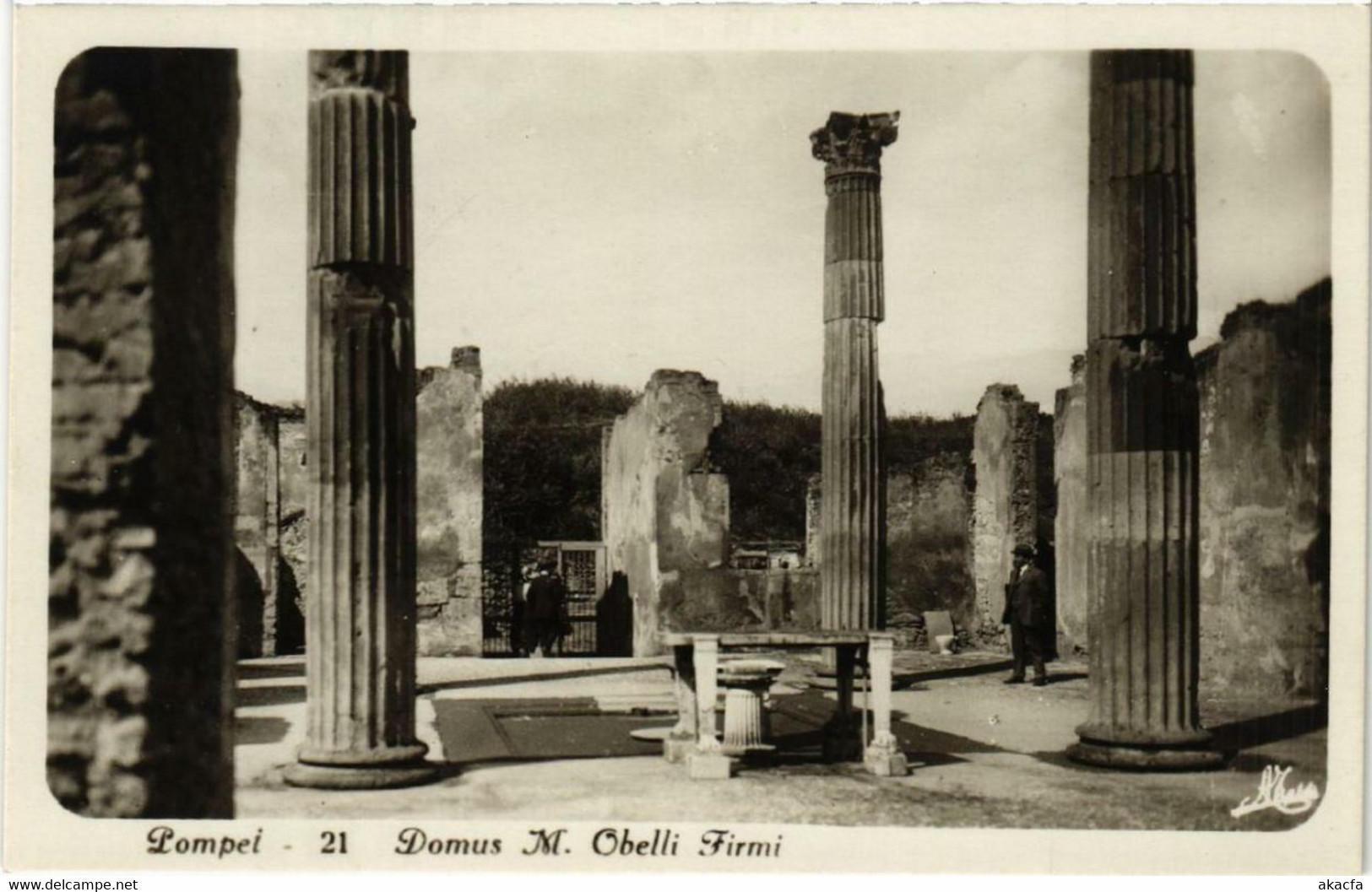 CPA AK POMPEI Domus M. Obelli Firmi ITALY (527584)