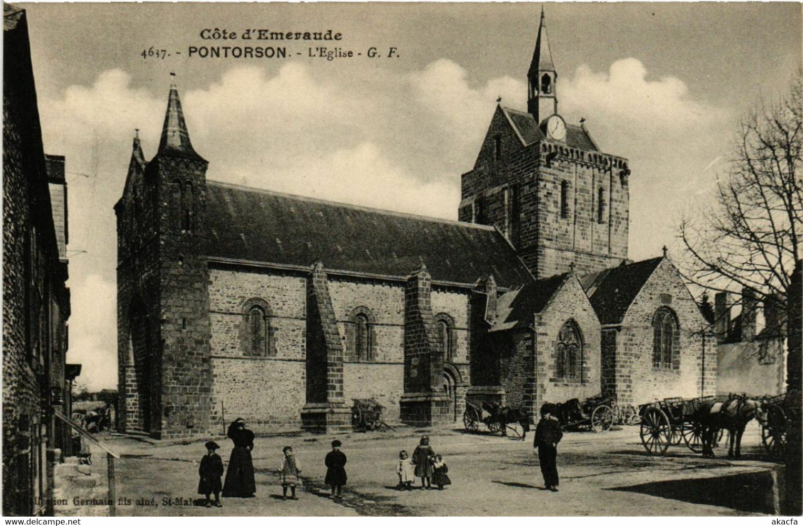 CPA AK PONTORSON - L'Église (589632)