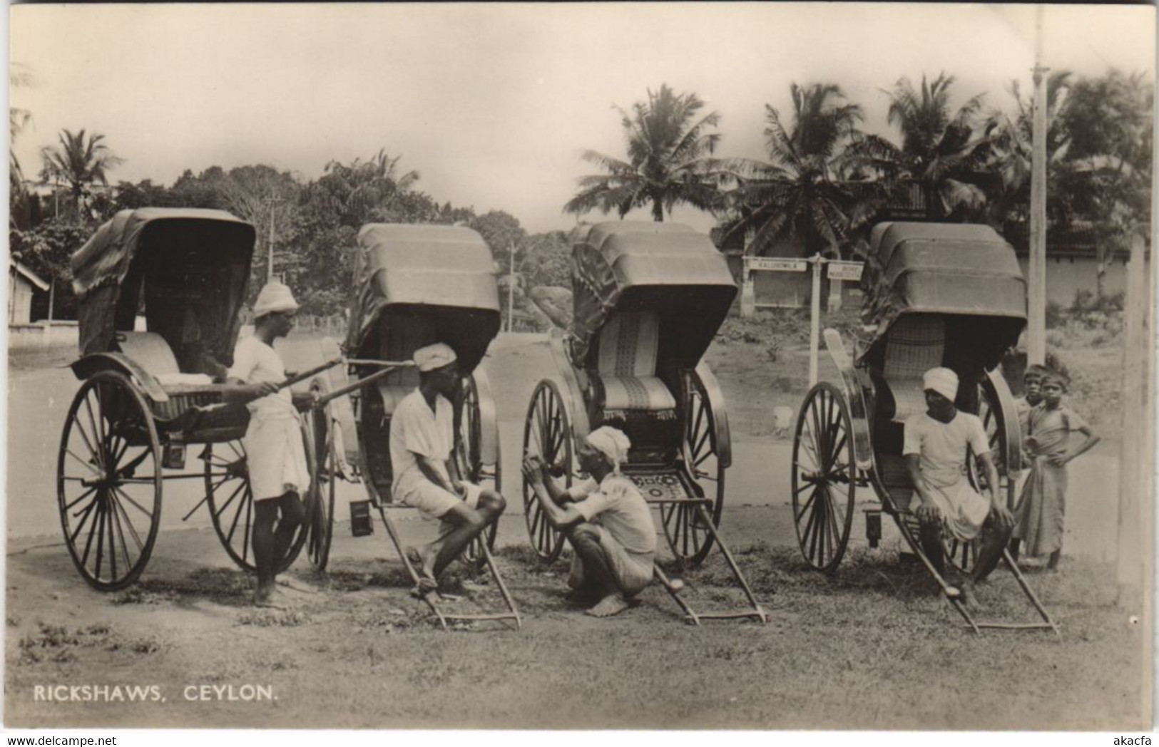 CPA AK Rickshaws CEYLON SRI LANKA (1085785)