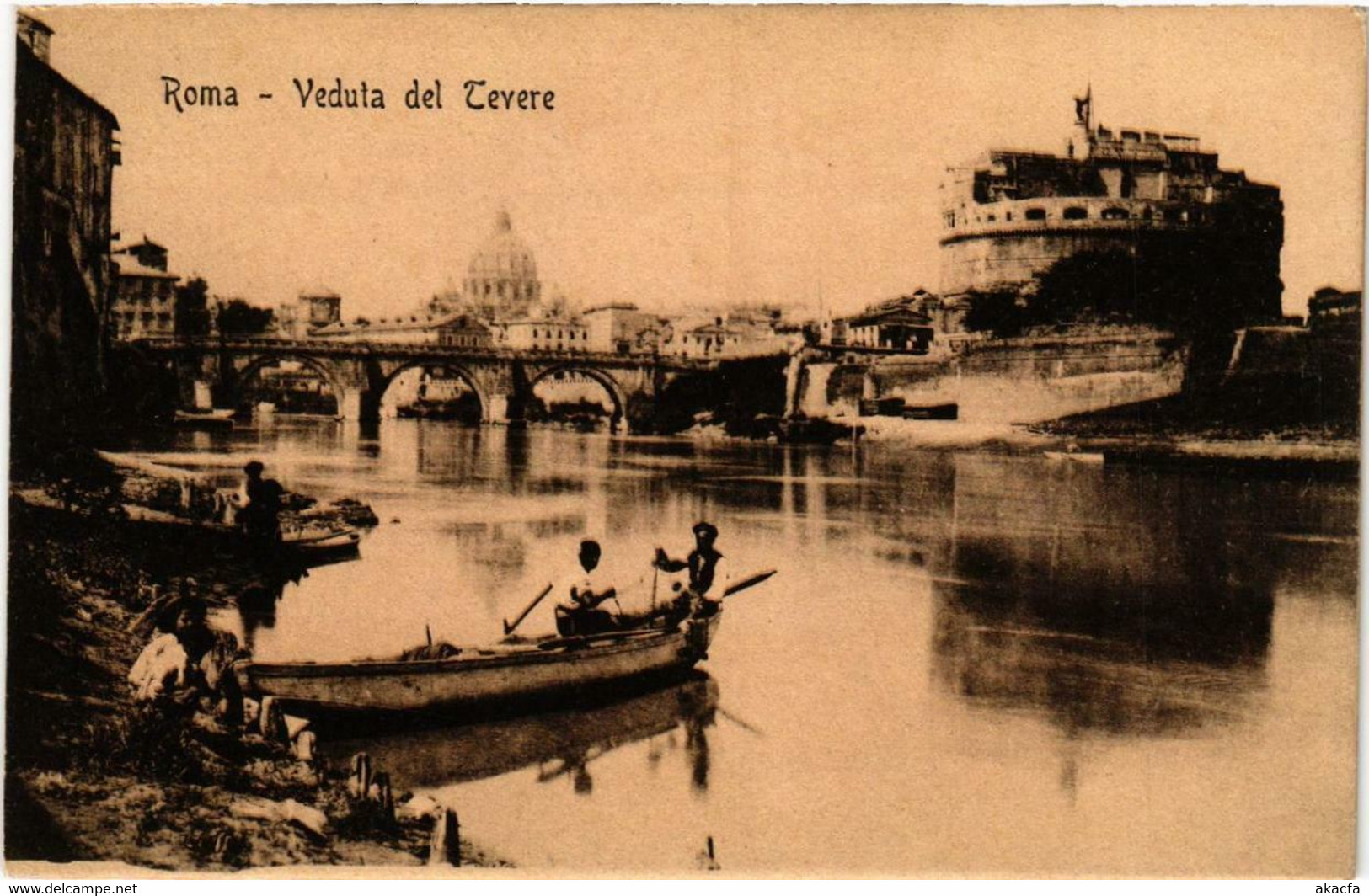 CPA AK ROMA Veduta del Tevere ITALY (552654)