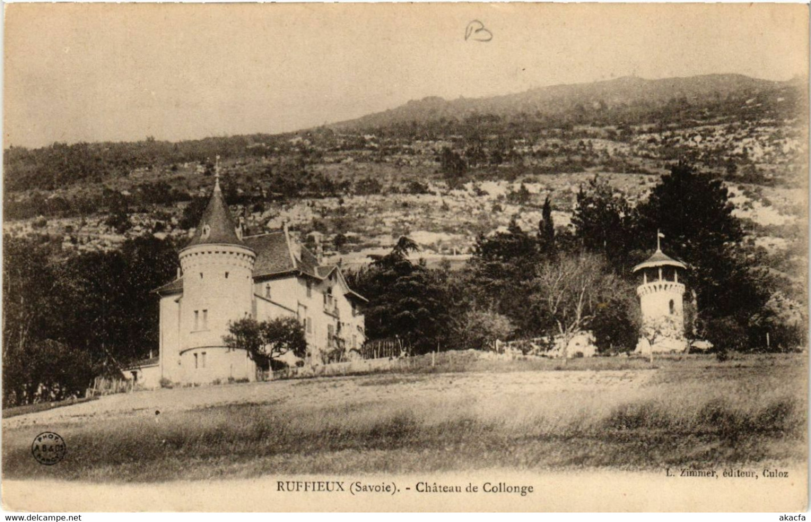 CPA AK RUFFIEUX - Chateau de Collonge (438978)