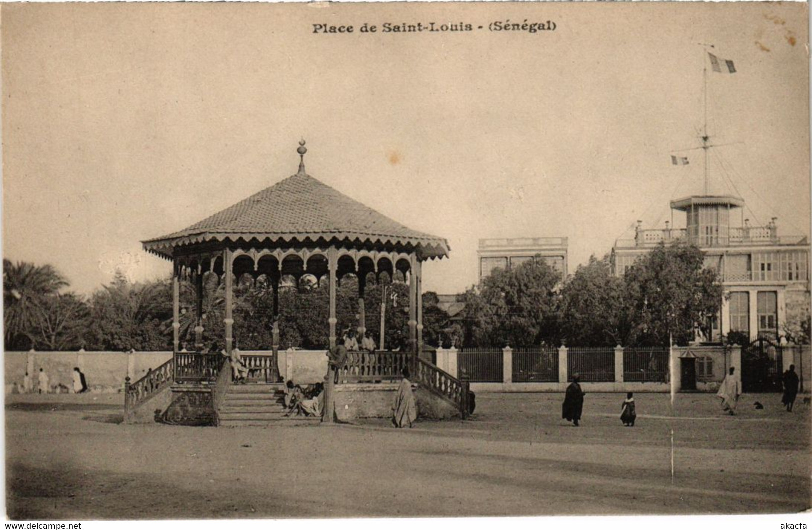 CPA AK Saint-Louis - Place de Saint-Louis SENEGAL (1061065)