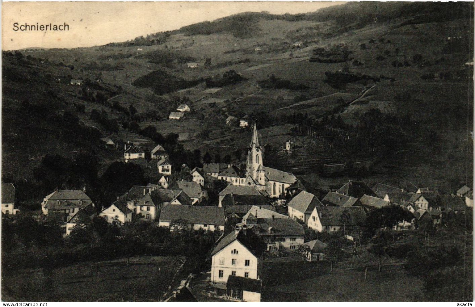 CPA AK SCHNIERLACH - LAPOUTROIE - Panorama (389763)