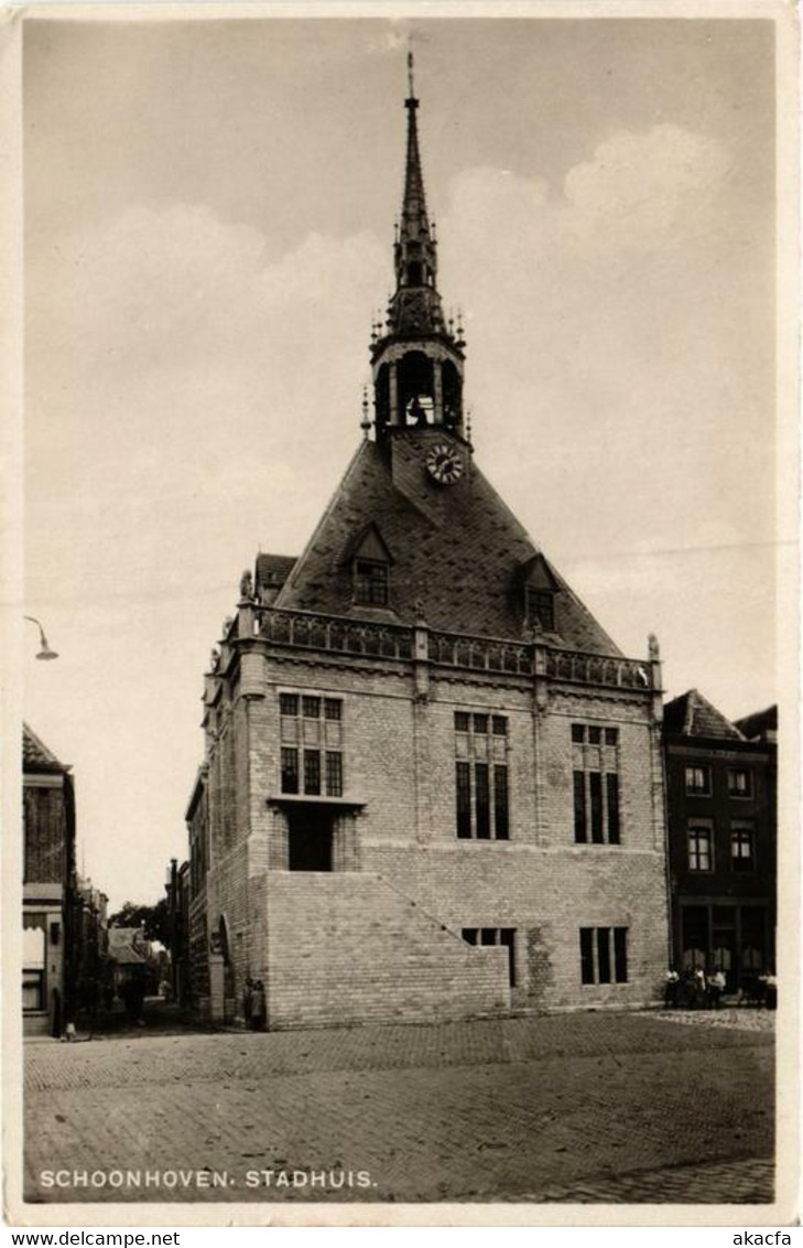 CPA AK Schoonhoven - Stadhuis NETHERLANDS (714220)