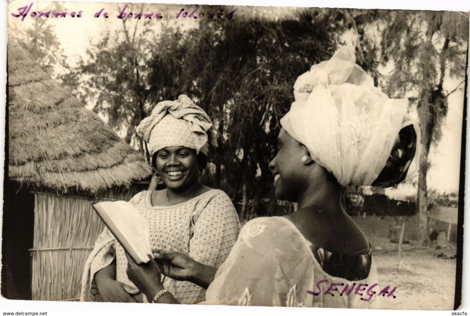 CPA AK Senegal-Hommes de bonne solonet (235434)