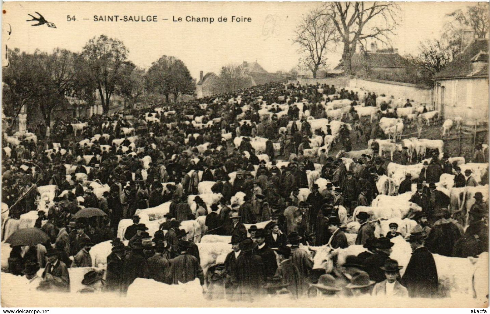 CPA AK St-Sauge - Le Champ de Foire (457364)