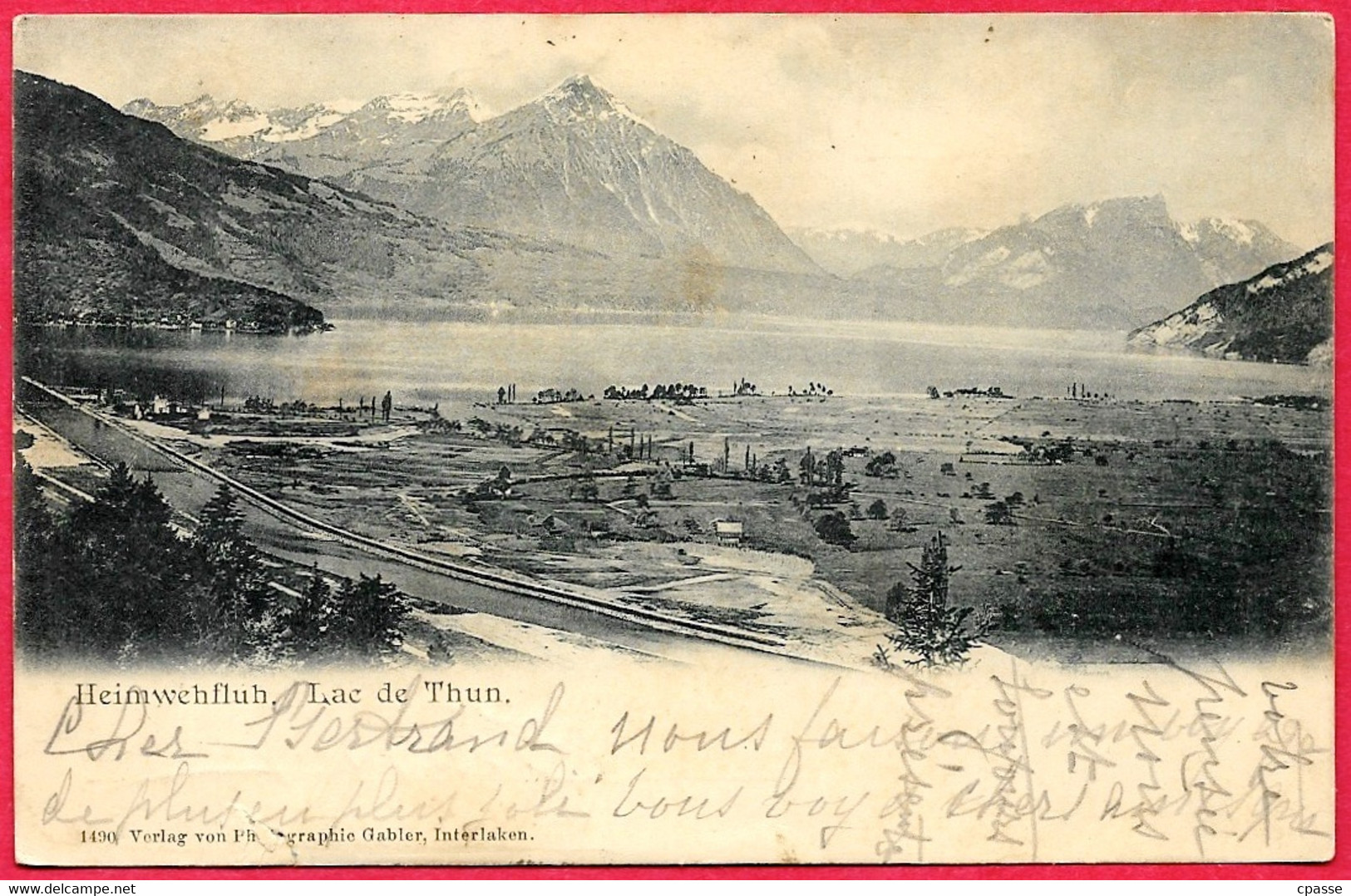 CPA AK Suisse BE - HEIMWEHFLUH Lac de Thun (Matten bei Interlaken) ° Gabler 1490