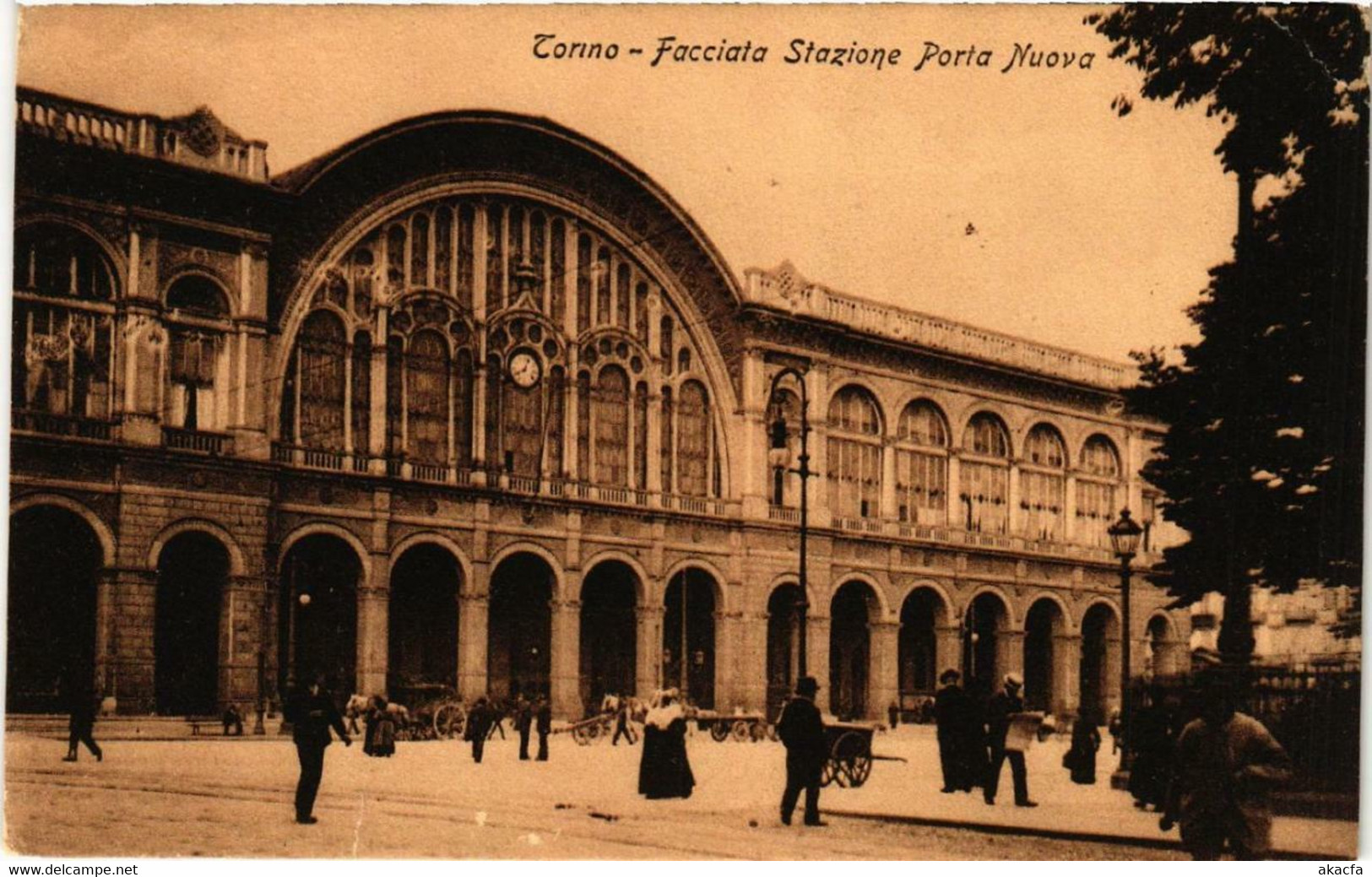 CPA AK TORINO Facciata Stazione Porta Nuova ITALY (540519)