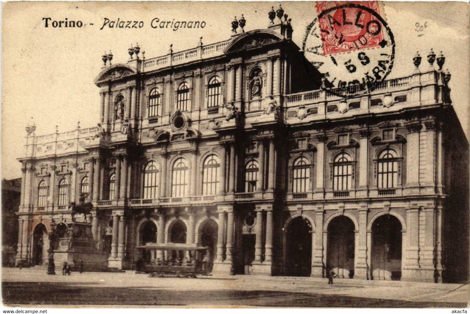 CPA AK TORINO Palazzo Carignano ITALY (543898)