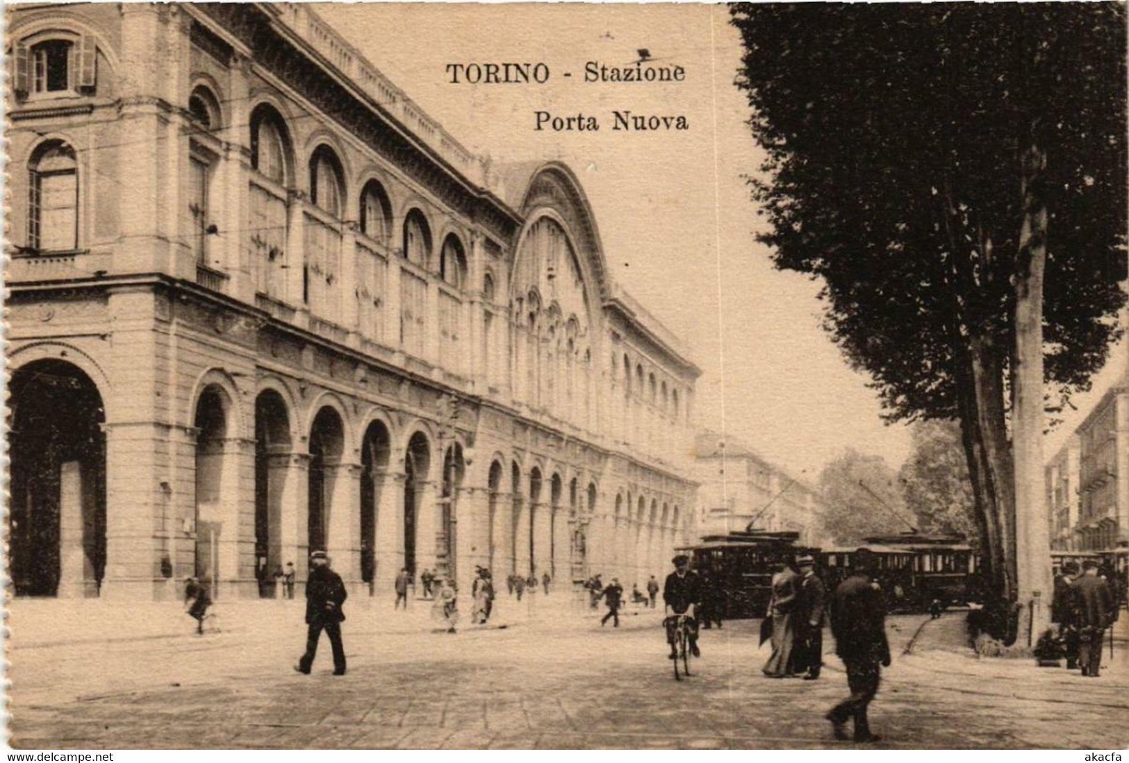 CPA AK TORINO Stazione, Porta Nuova ITALY (540328)