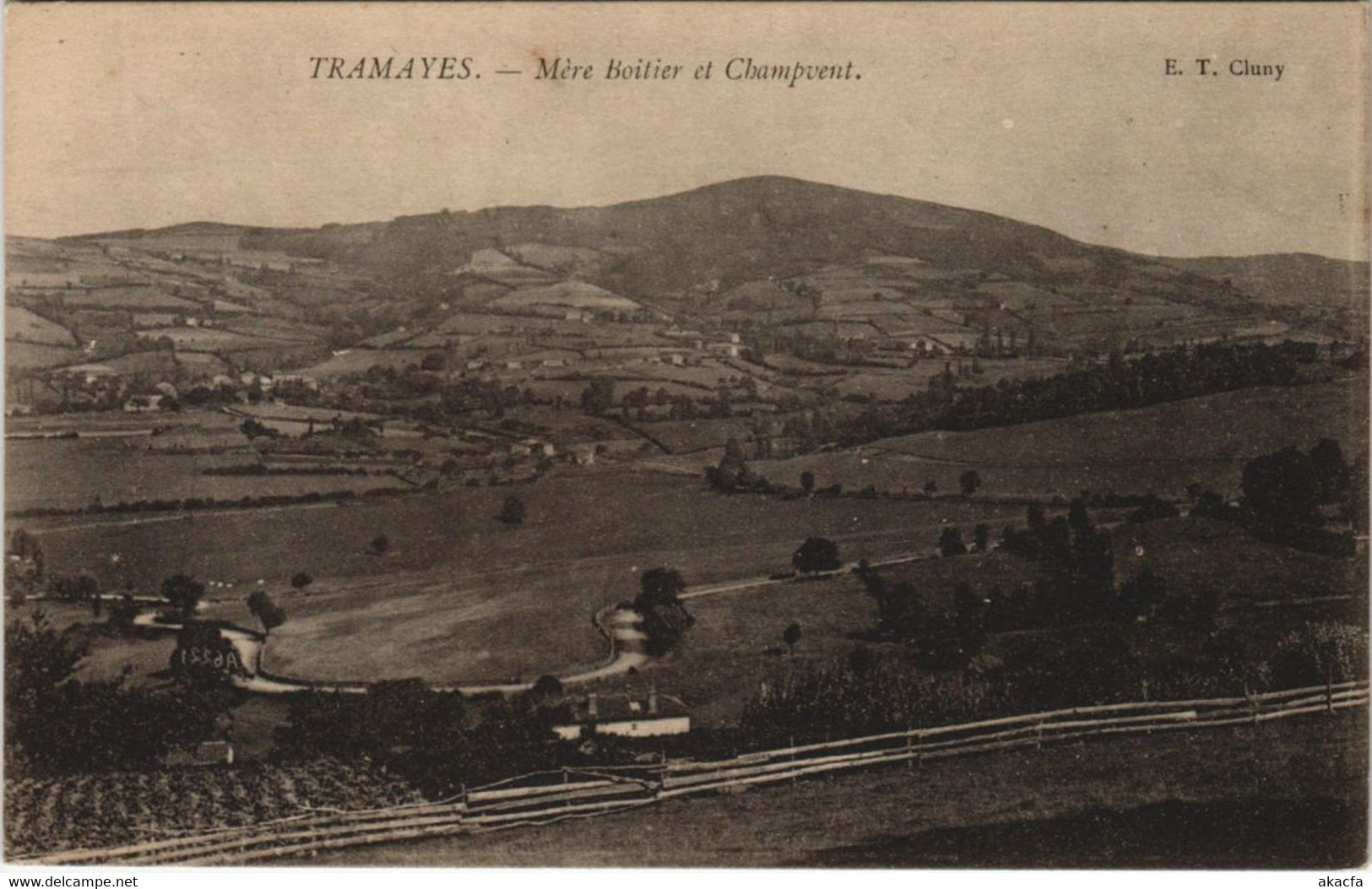 CPA AK Tramayes Mere Boitier et Champvent FRANCE (1174224)