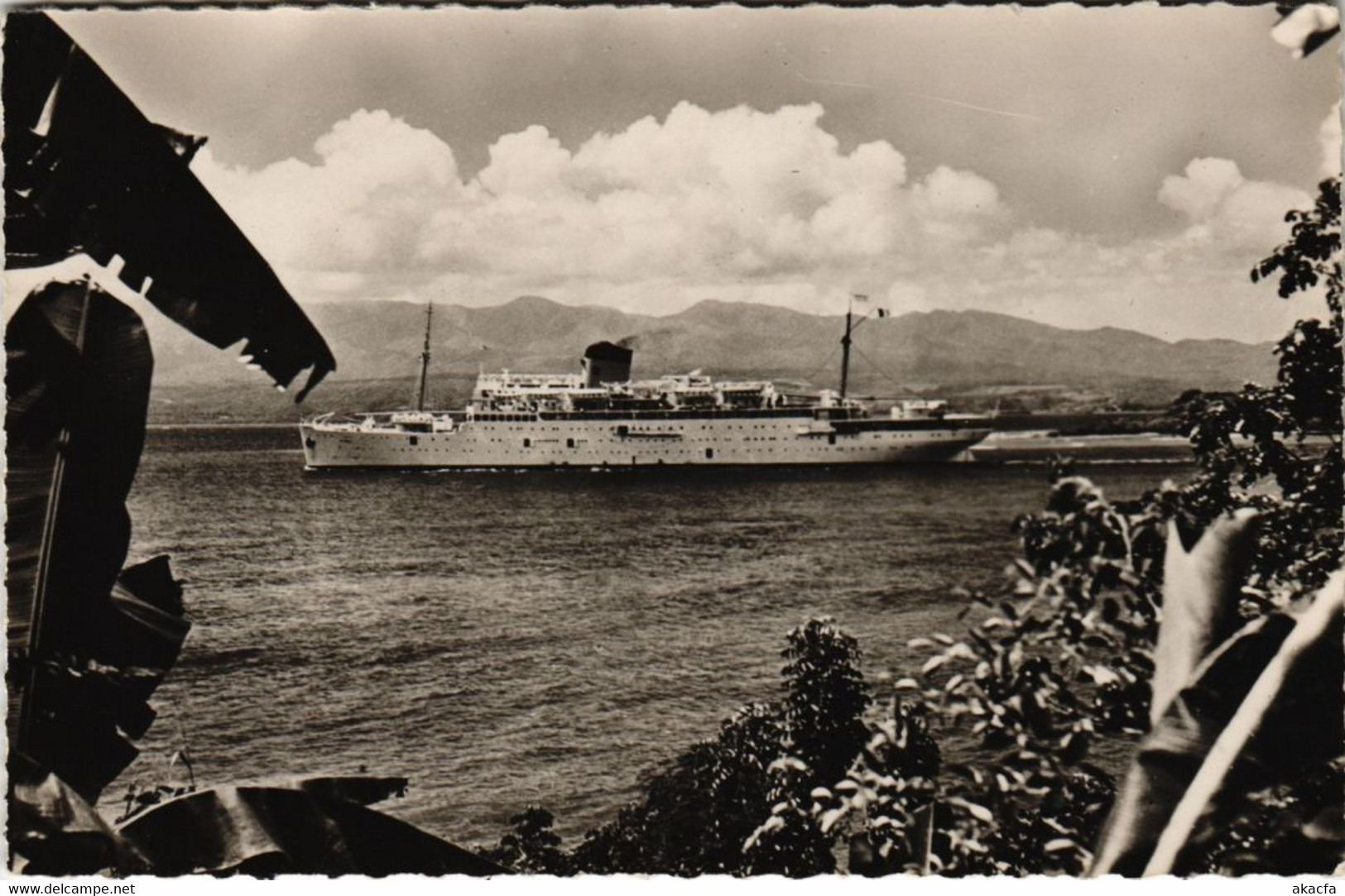 CPA AK Transatlantique Colombie MARTINIQUE (1045455)