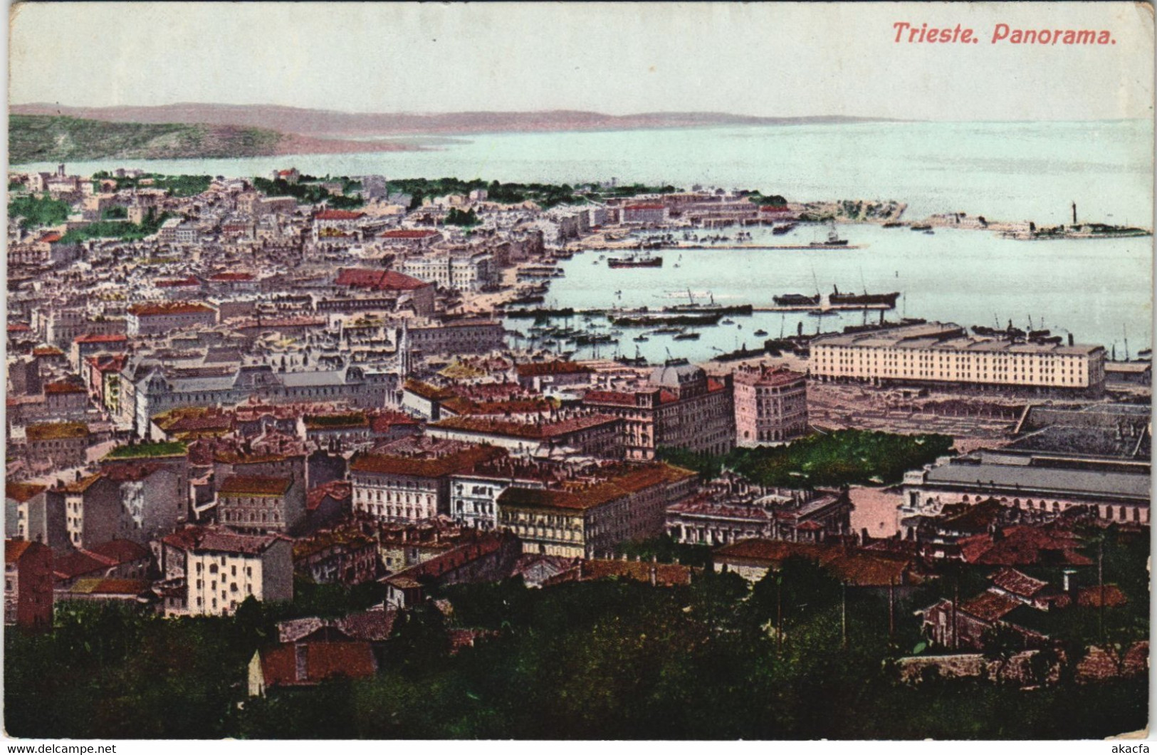 CPA AK Trieste Panorama FRIULI-VENEZIA GIULIA ITALY (15391)