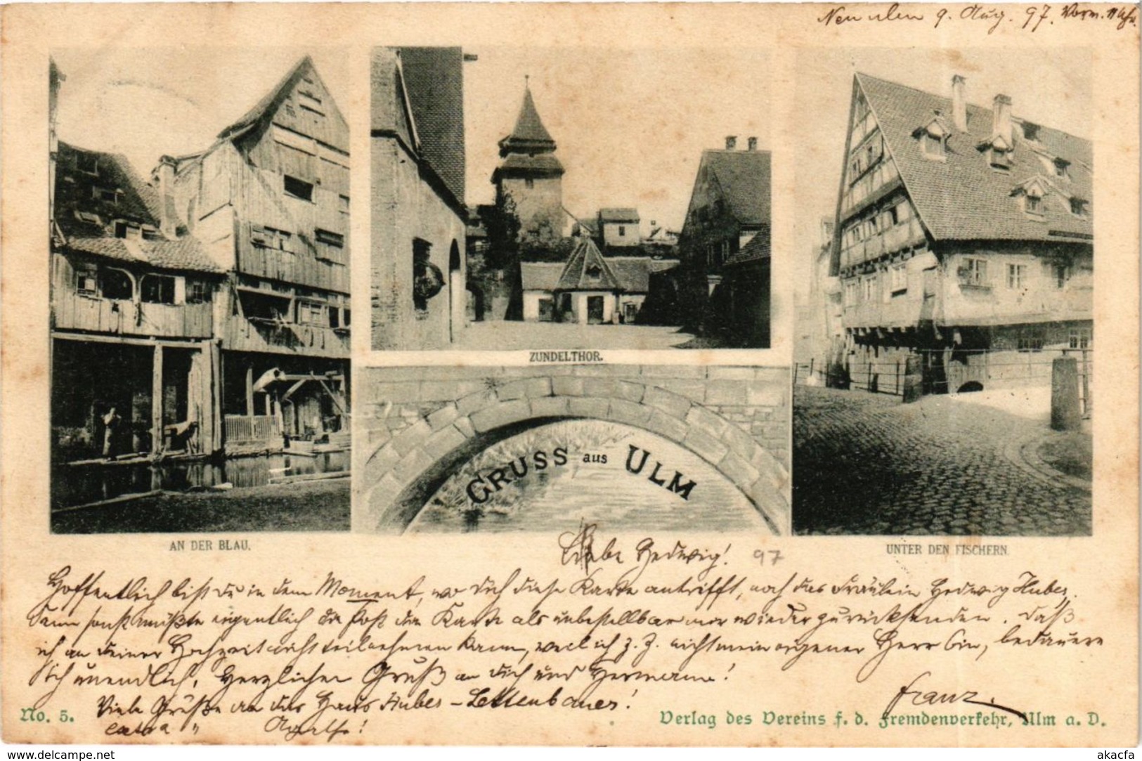 CPA AK Ulm Gruss aus Ulm GERMANY (897192)