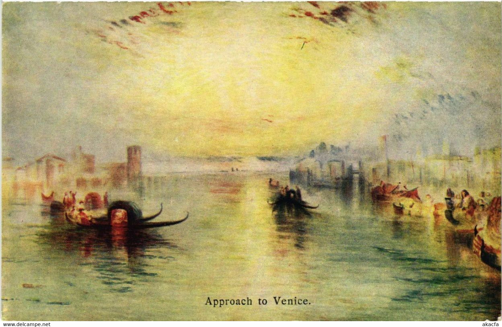 CPA AK VENEZIA Approach to Venice ITALY (507687)