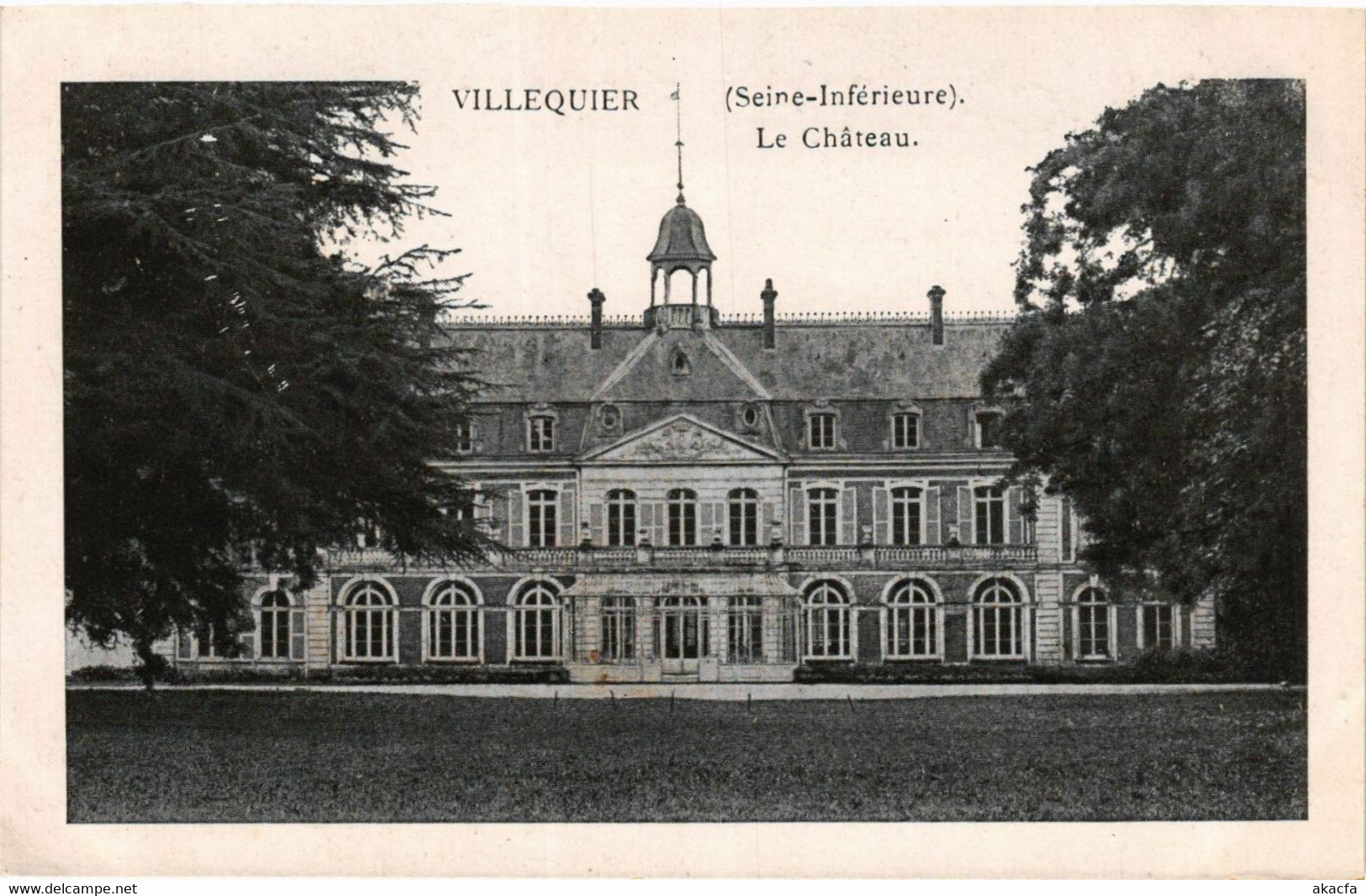 CPA AK VILLEQUIER Le Chateau (415751)