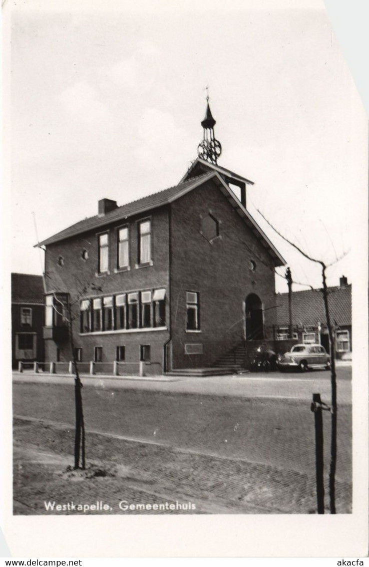 CPA AK Westkapelle Gemeentehuis NETHERLANDS (728900)