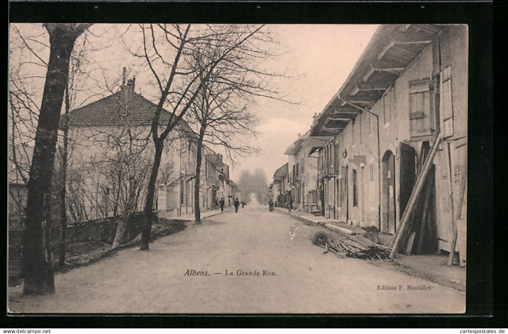 CPA Albens, La Grande Rue