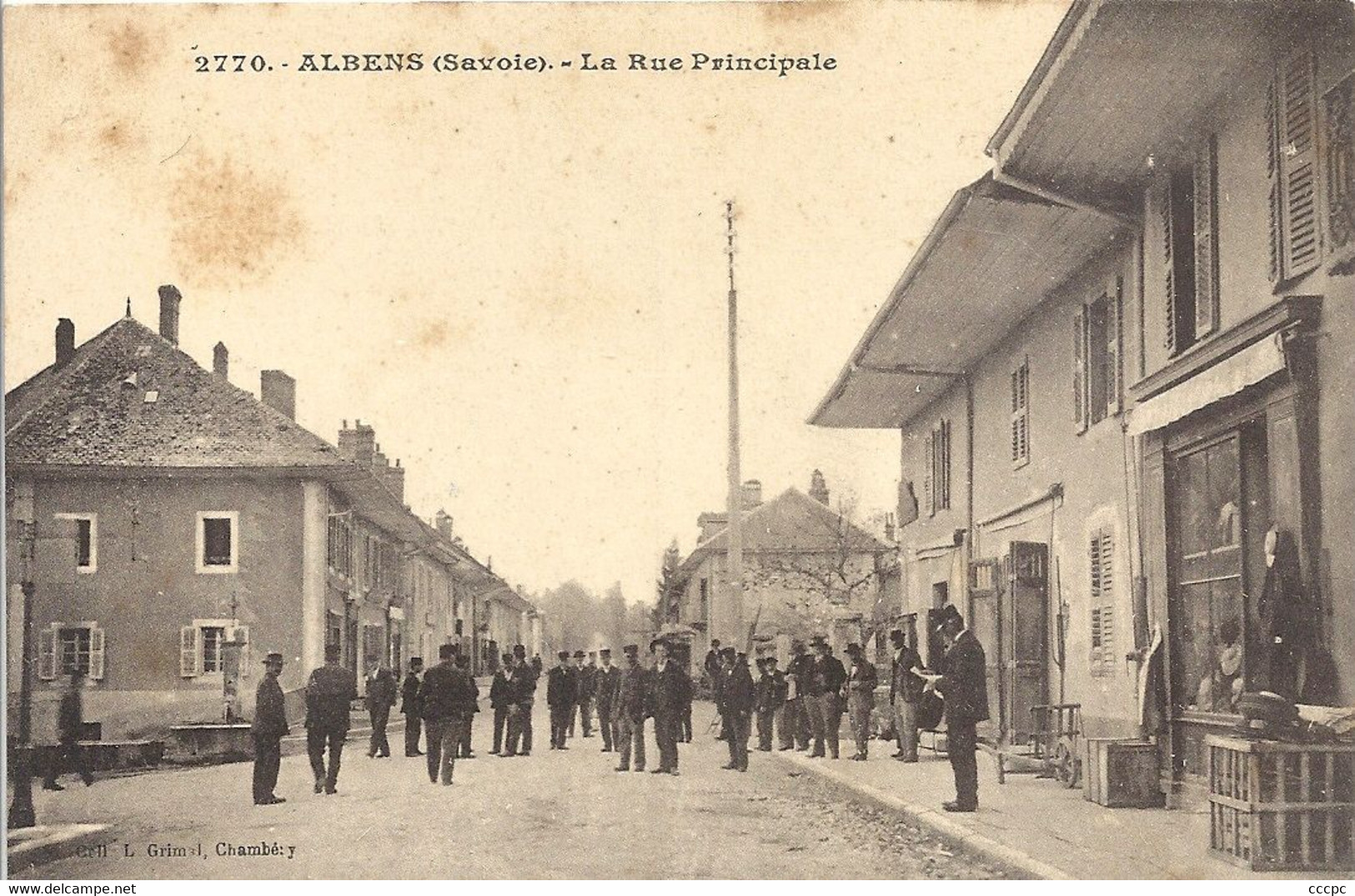 CPA Albens la Rue Principale