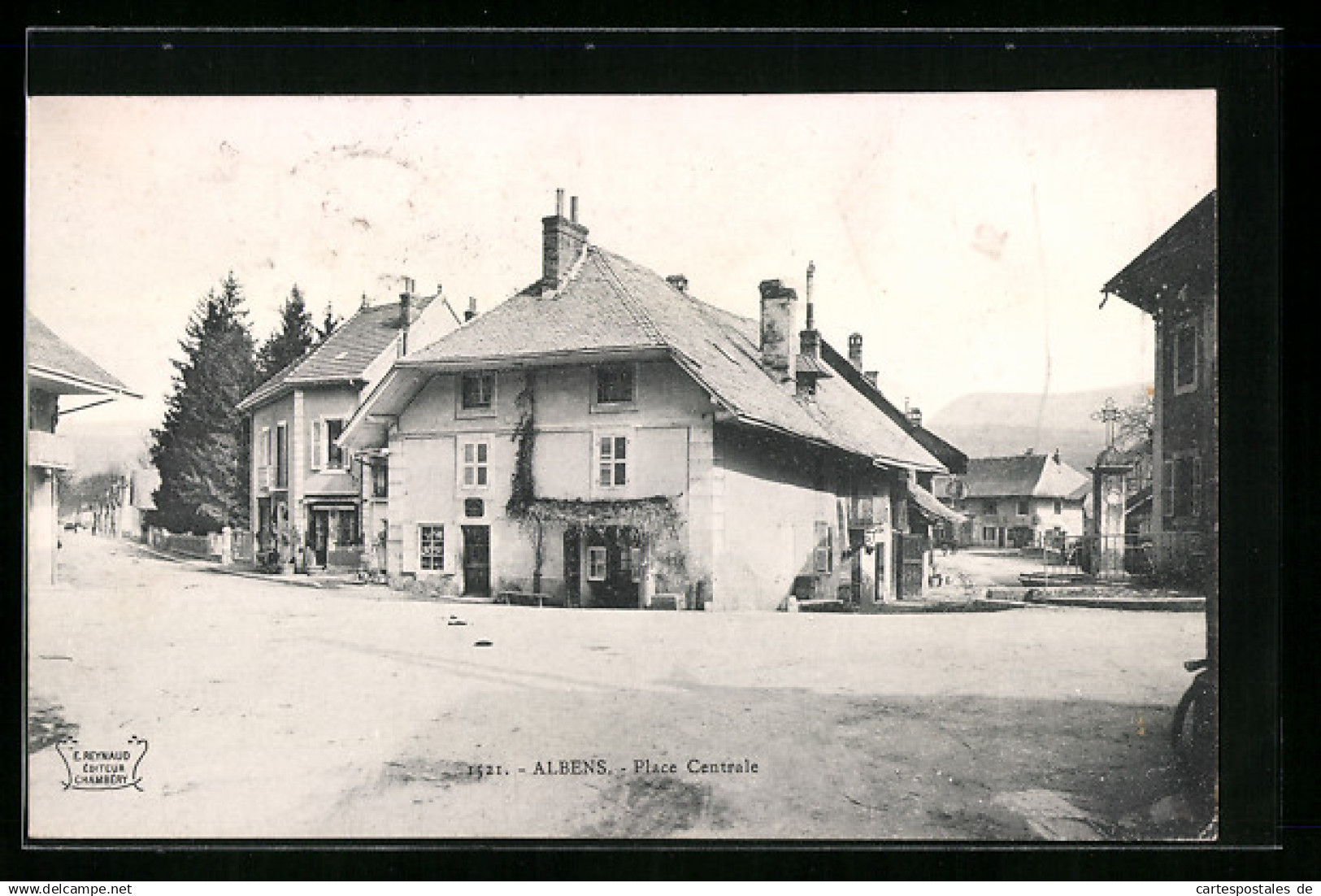 CPA Albens, Place Centrale