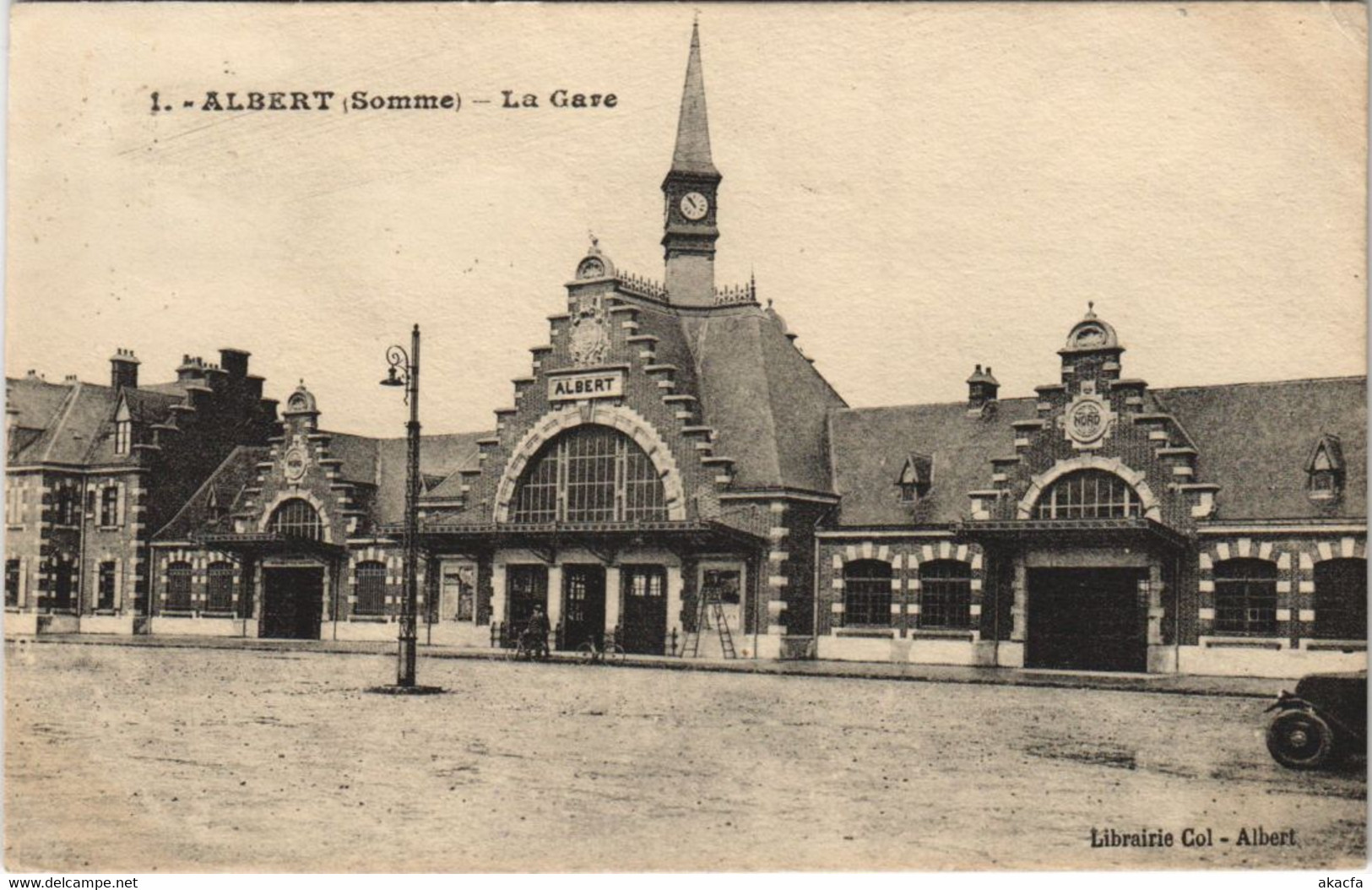 CPA ALBERT La Gare (807689)