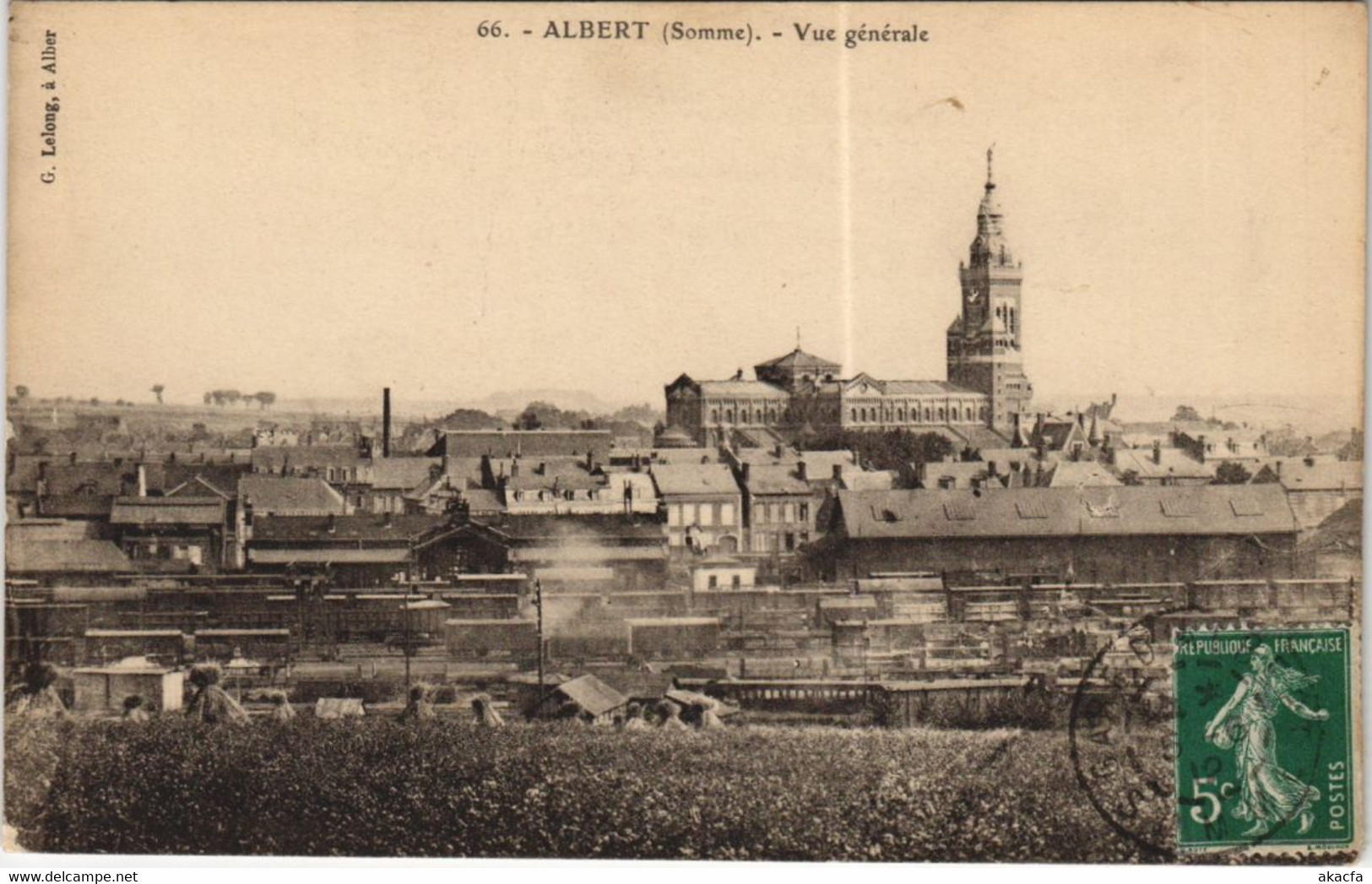 CPA ALBERT Vue générale (808335)