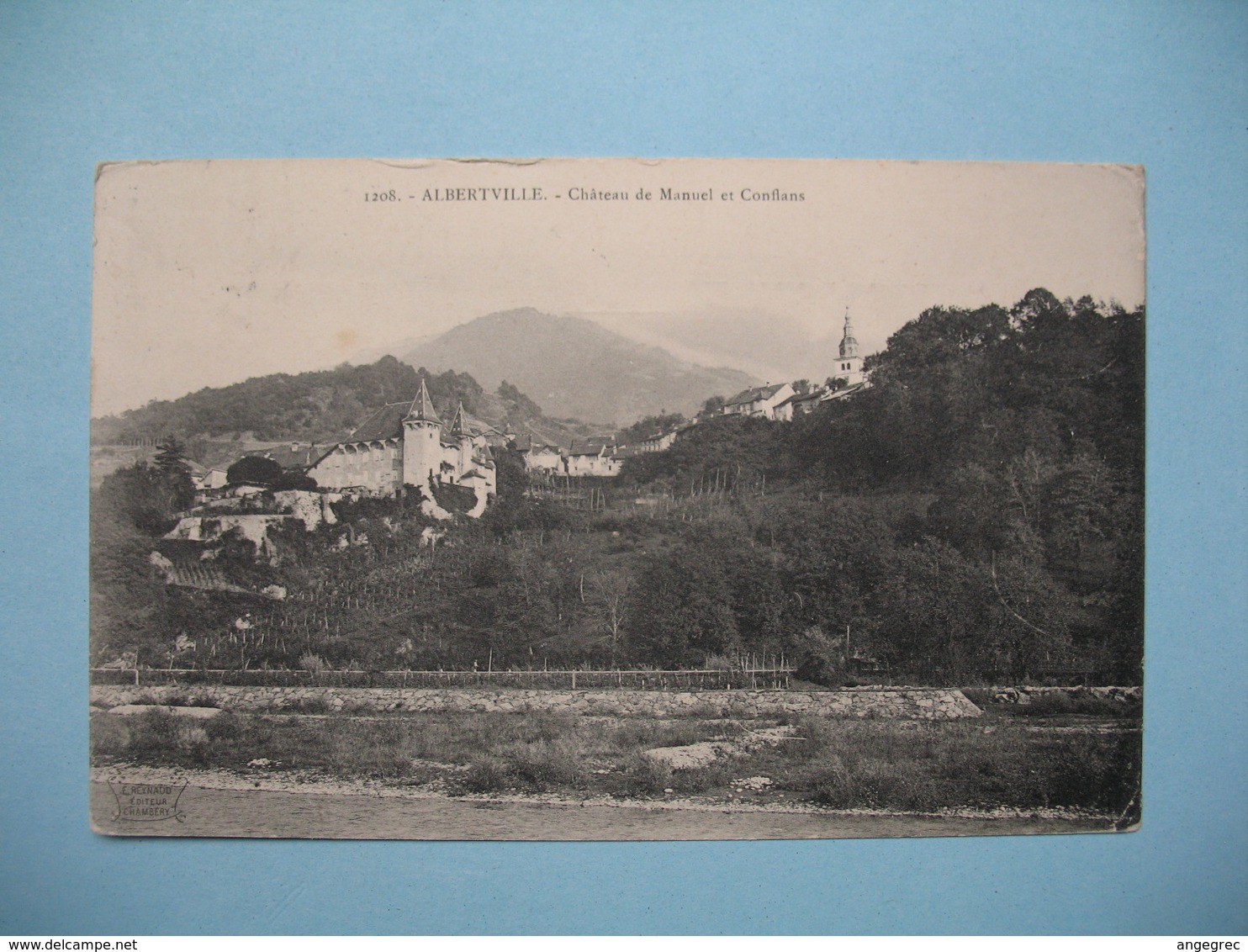 CPA Albertville  Château de Manuel et Conflans  1911