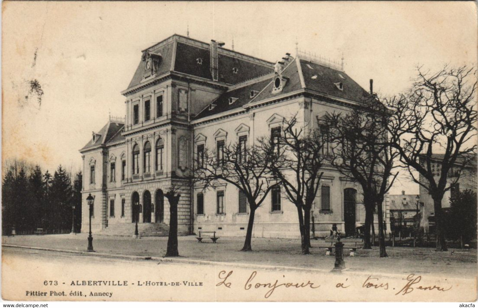 CPA ALBERTVILLE L'Hotel de Ville (806107)