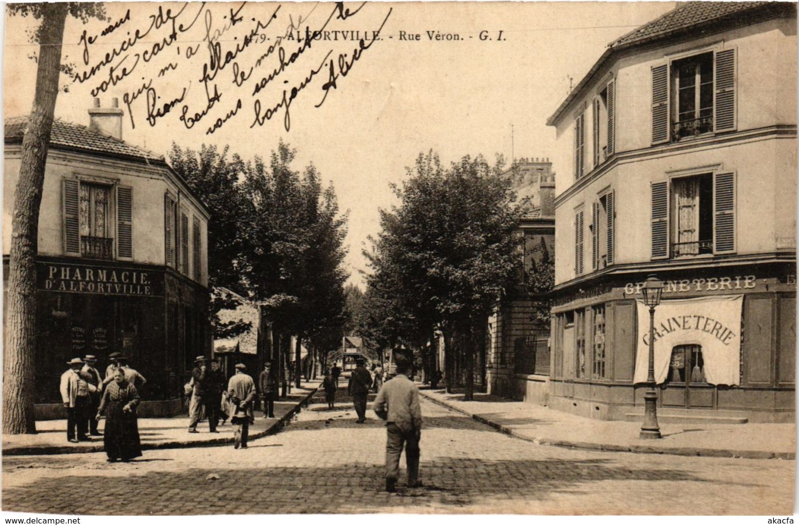 CPA ALFORTVILLE Rue Véron (869363)