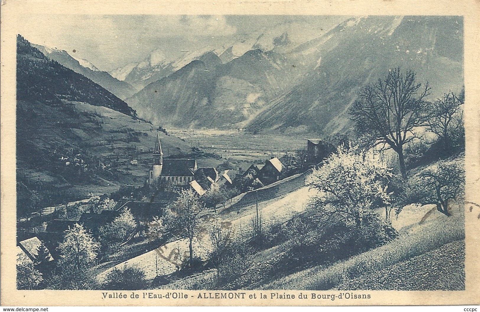 CPA Allemont et la plaine du Bourg-d'Oisans Vallée de l'Eau-d'Olle