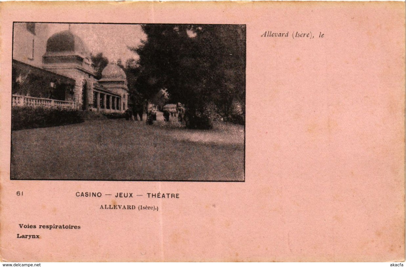 CPA ALLEVARD - le Casino-Jeux-Theatre - ALLEVARD - (247225)