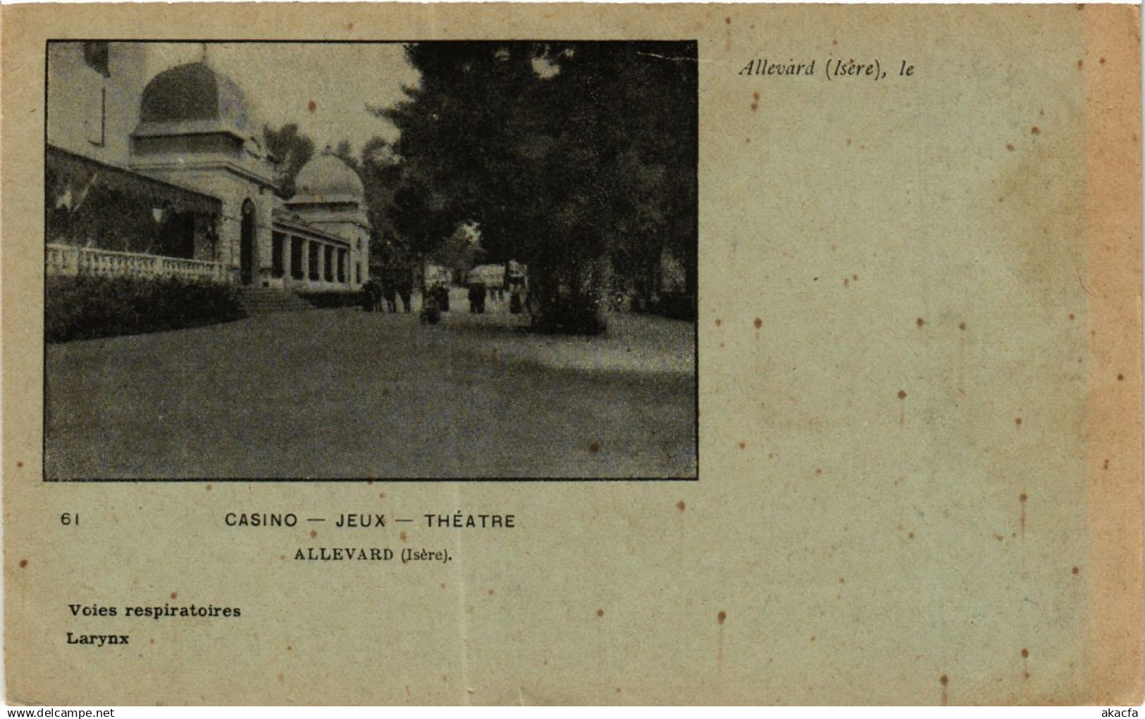 CPA ALLEVARD - le Casino-Jeux-Theatre - ALLEVARD - (247226)