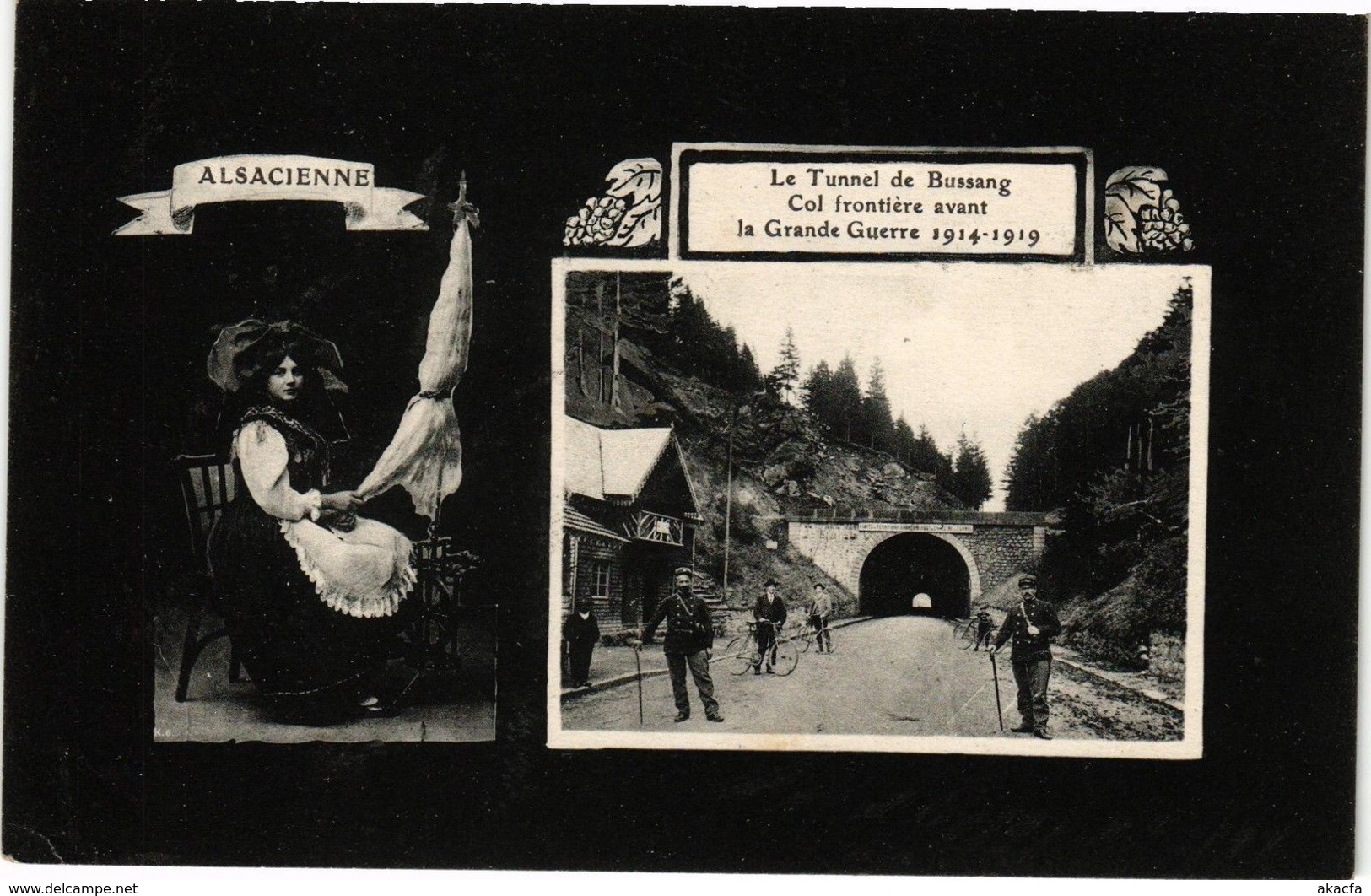 CPA Alsacienne-Le Tunnel de BUSSANG Col Frontiere avant la Grande (184673)