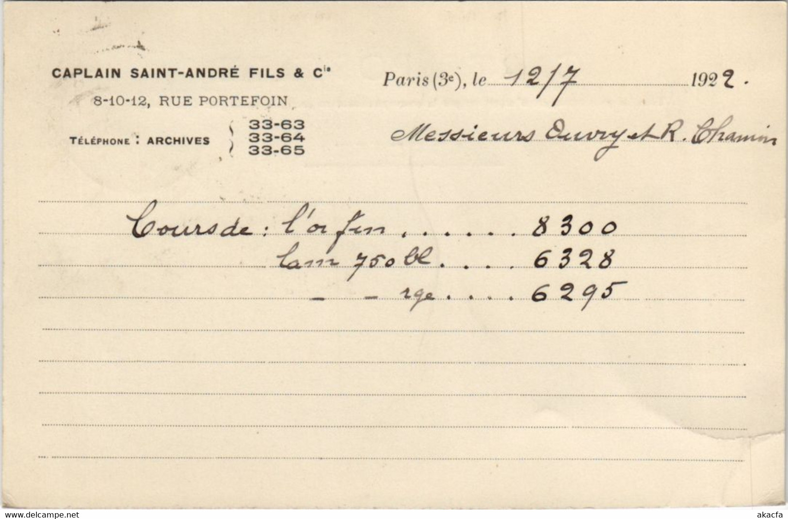 CPA AMBERT Card to Ambert (1253678)