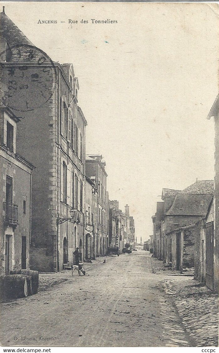 CPA Ancenis rue des Tonneliers