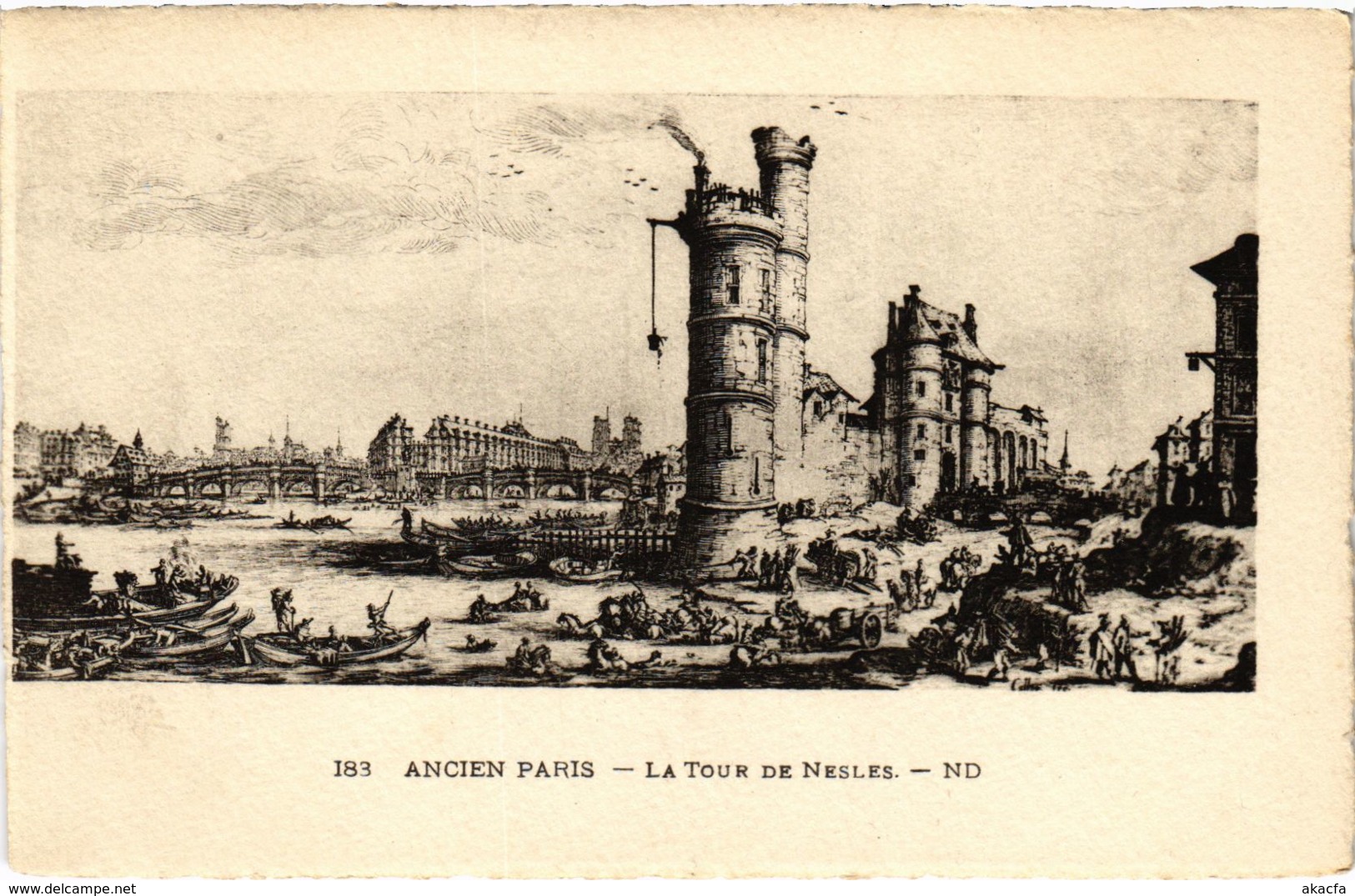 CPA Ancien PARIS - Tour de Nesle (88750)