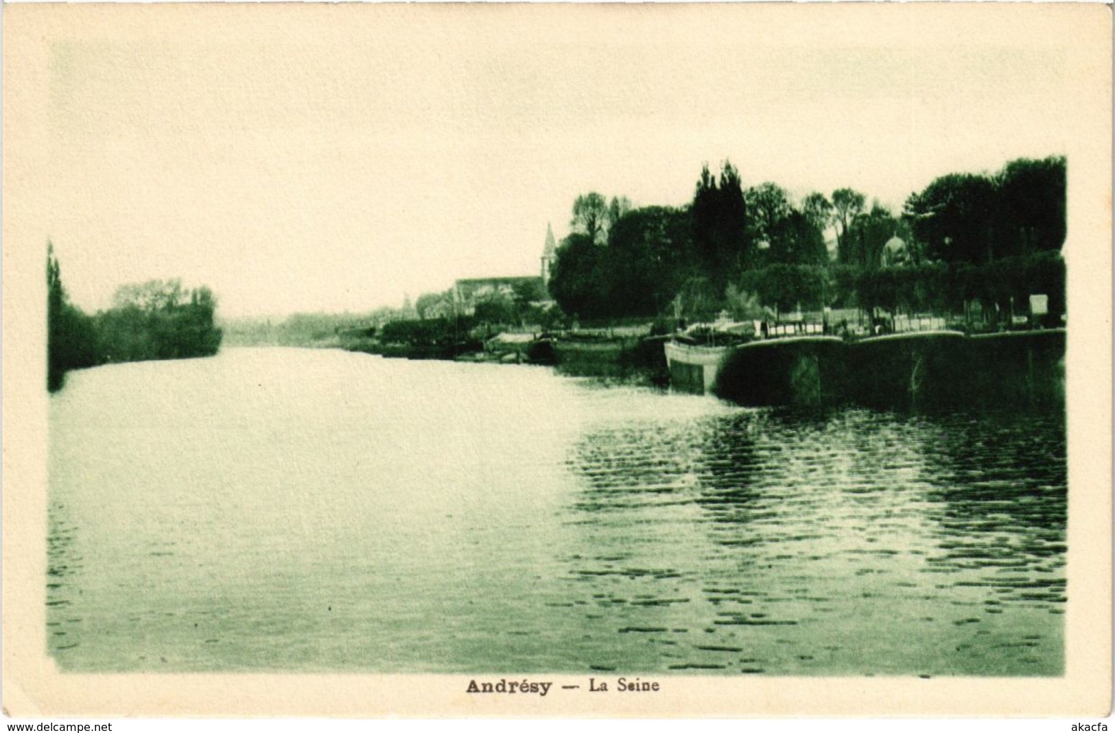 CPA ANDRESY - La SEINE (102745)