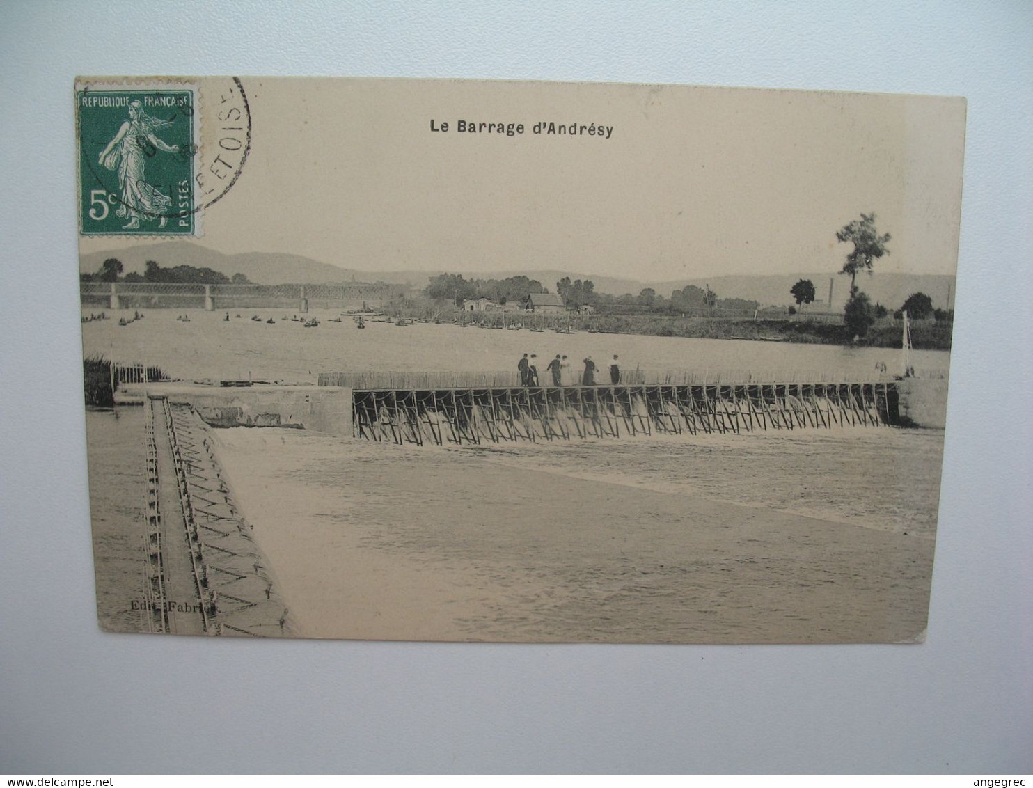 CPA   Andresy - Le Barrage d' Andresy